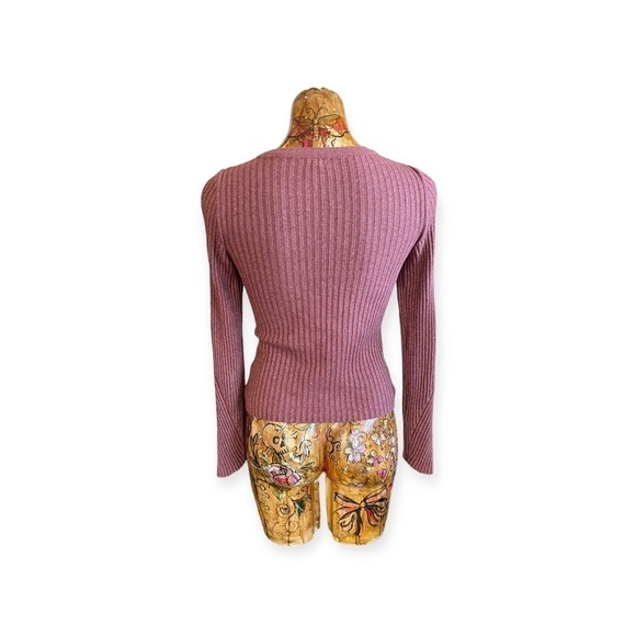 Silence & Noise knit top sweater Small long sleeve stretch - Picture 4 of 8